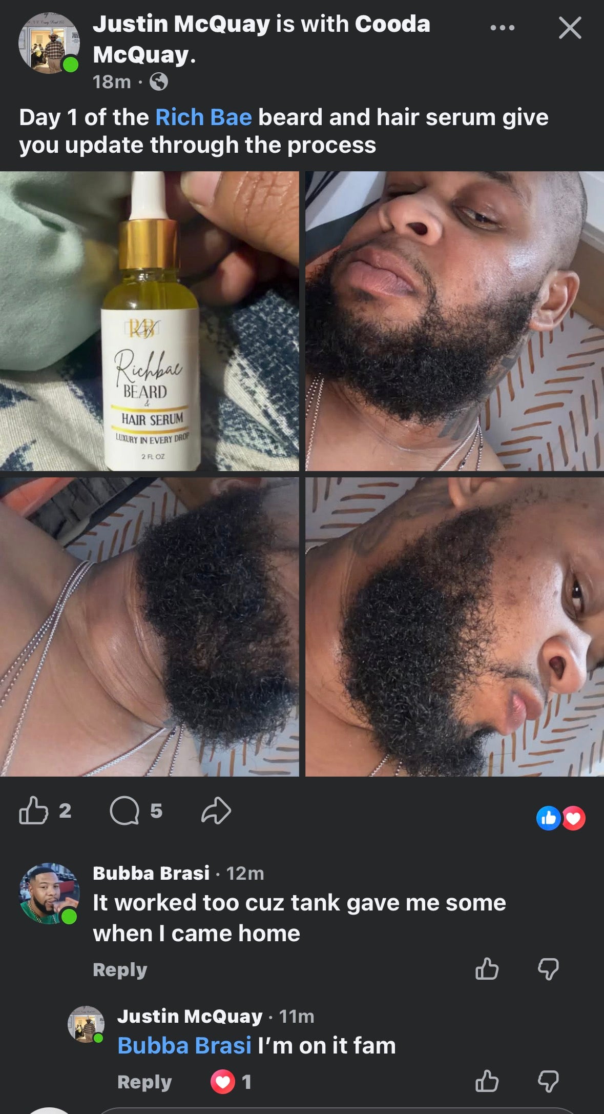 Richbae Lux Beard & Hair Serum